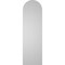 Ekena Millwork Round Top Surface Mount PVC Gable Vent w/ 2"W x 1-1/2"P Brickmould Frame, 12"W x 40"H GVPRT12X4002SN - alternate 5